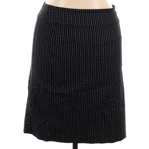 Black Wonderstrech pinstripe skirt